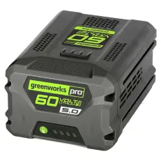 Greenworks GD60SS бесщеточный, 60V с АКБ 5 Ач + ЗУ 10А двойное