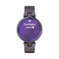 спортивные Часы Garmin Lily безель цвета полночная орхидея, корпус темная орхидея и силиконовый ремешок