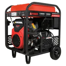 A-iPower A13000EAX в тихом зимнем кожухе 1600 RAL 8019