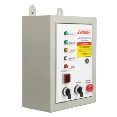 A-iPower A9000EAX в супертихом зимнем кожухе 1400SS RAL 7035 + блок автозапуска A-iPower 230 В, 50 А