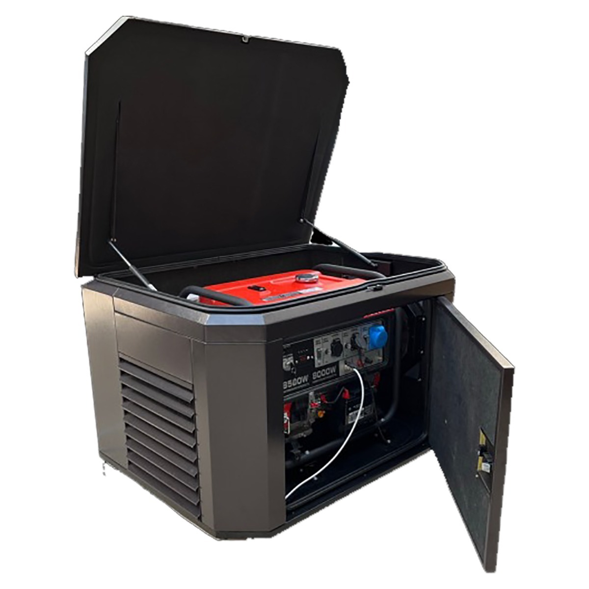A-iPower A9000EAX в супертихом зимнем кожухе 1400SS RAL 8019