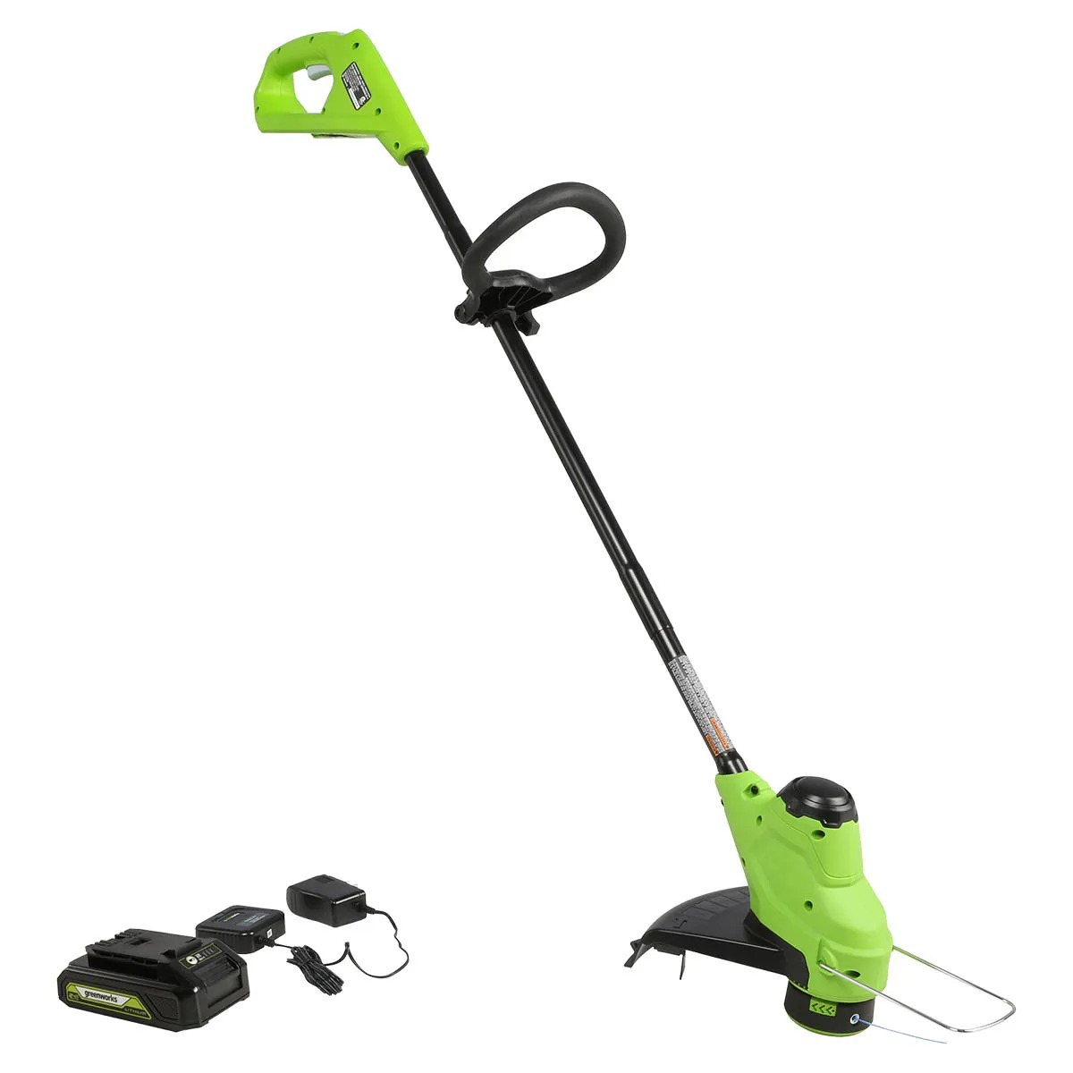 Аккумуляторный триммер Greenworks G24LT25, 24V c АКБ 2 Ач + ЗУ