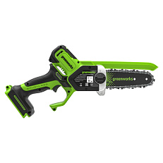 Greenworks G24CS15 24V (15см), с АКБ 4 Ач с USB-C + ЗУ - аккумуляторная цепная пила