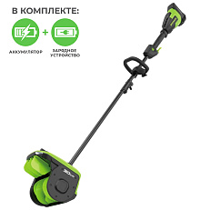 Greenworks GD40SS2, 40V с АКБ 2 А.ч. + ЗУ 5А быстрое