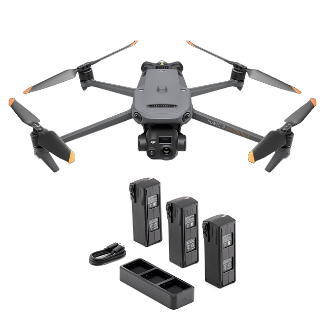 Квадрокоптер DJI Mavic 3 Thermal advanced с модулем RTK-Modul с комплектом GNSS-приёмником RGK SR1 с контроллером RGK SC100 с вехой RGK GLS 25 и ПО Agisoft Metashape Professional