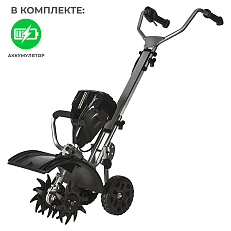 Культиватор аккумуляторный Greenworks GC82T 82V (25 см) бесщеточный, с АКБ 8 Ач, без ЗУ