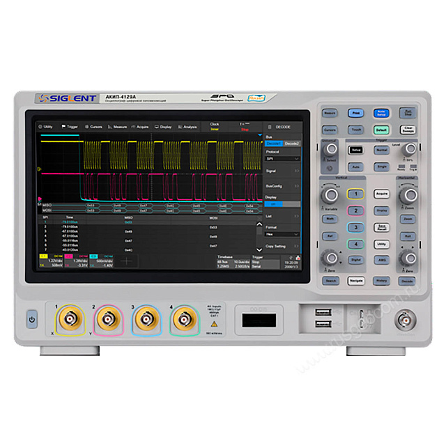 цифровой осциллограф АКИП-4129А + Опция 200А