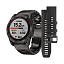 Часы Garmin Fenix 7X Sapphire Solar титановый угольно-серый DLC с угольно-серым титановым DLC браслетом