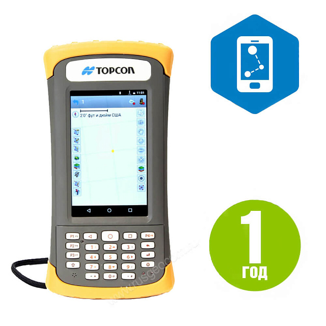 Полевой контроллер TOPCON FC-600 с ПО Magnet Construct (12 месяцев)