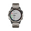 Часы с gps  Garmin Quatix 6 Sapphire титановый с титановым ремешком