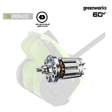 Greenworks GD60SS2 с АКБ 8 А.ч., без ЗУ