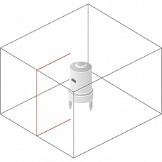 Схема лучей лазерного нивелира Spectra Precision QML800