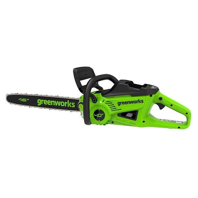 Цепная пила аккумуляторная Greenworks GD40CS20XK8 40V, 40см, бесщеточная, c АКБ 8 Ач + ЗУ