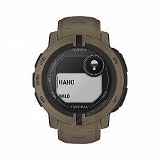 Часы Garmin Instinct 2 Solar Tactical коричневый для полевых испытаний