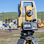 Тахеометр Topcon DS-101 на строительной площадке