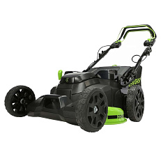 Greenworks TwinForce GC82LM61SK2 бесщеточная, 82V с АКБ 2.5 Ач + ЗУ