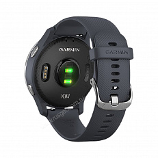 smart Часы Garmin Venu синий гранит с серебристым безелем