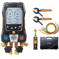 Цифровой манометрический коллектор Testo 557s комплект 2 в кейсе c шлангами