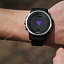 Часы Garmin Fenix 5S серебристые с черным ремешком